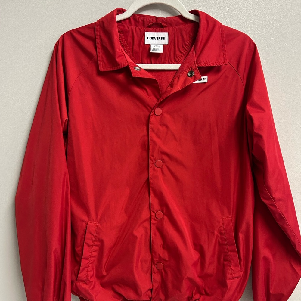 Converse Vibrant Red Windbreaker